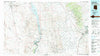 Davis Dam Arizona Historical topographic map, 1:100000 scale, 30 X 60 Minute, Year 1982