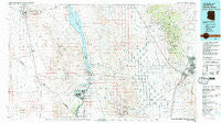 Davis Dam Arizona Historical topographic map, 1:100000 scale, 30 X 60 Minute, Year 1982