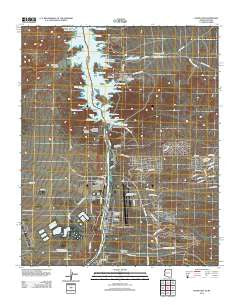 Davis Dam Arizona Historical topographic map, 1:24000 scale, 7.5 X 7.5 Minute, Year 2011