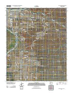 Davis Dam SE Arizona Historical topographic map, 1:24000 scale, 7.5 X 7.5 Minute, Year 2011