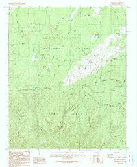 Day Spring Arizona Historical topographic map, 1:24000 scale, 7.5 X 7.5 Minute, Year 1990