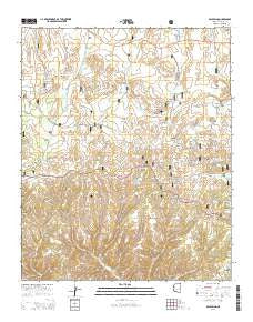 Day Spring Arizona Current topographic map, 1:24000 scale, 7.5 X 7.5 Minute, Year 2014