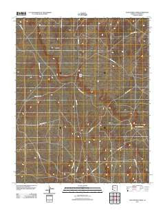 Dead Monkey Ridge Arizona Historical topographic map, 1:24000 scale, 7.5 X 7.5 Minute, Year 2011