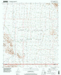 Deadman Gap Arizona Historical topographic map, 1:24000 scale, 7.5 X 7.5 Minute, Year 1996