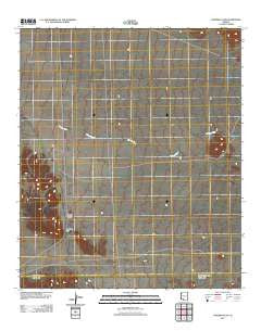 Deadman Gap Arizona Historical topographic map, 1:24000 scale, 7.5 X 7.5 Minute, Year 2011