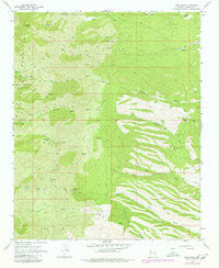 Dean Peak Arizona Historical topographic map, 1:24000 scale, 7.5 X 7.5 Minute, Year 1968