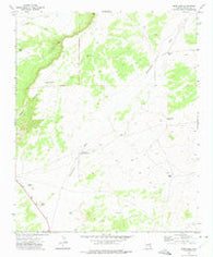 Deep Lake Arizona Historical topographic map, 1:24000 scale, 7.5 X 7.5 Minute, Year 1972