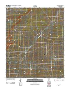Deep Lake Arizona Historical topographic map, 1:24000 scale, 7.5 X 7.5 Minute, Year 2011