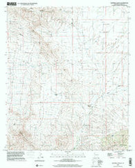 Deepwell Ranch Arizona Historical topographic map, 1:24000 scale, 7.5 X 7.5 Minute, Year 1996