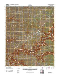 Del Muerto Arizona Historical topographic map, 1:24000 scale, 7.5 X 7.5 Minute, Year 2011
