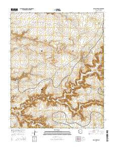 Del Muerto Arizona Current topographic map, 1:24000 scale, 7.5 X 7.5 Minute, Year 2014