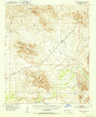 Dendora Valley Arizona Historical topographic map, 1:62500 scale, 15 X 15 Minute, Year 1951