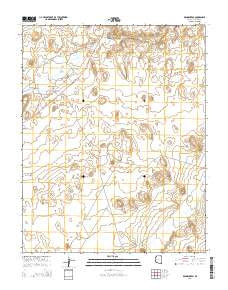Dennehotso Arizona Current topographic map, 1:24000 scale, 7.5 X 7.5 Minute, Year 2014