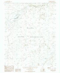 Dennehotso Arizona Historical topographic map, 1:24000 scale, 7.5 X 7.5 Minute, Year 1988