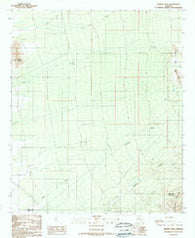 Desert Peak Arizona Historical topographic map, 1:24000 scale, 7.5 X 7.5 Minute, Year 1988