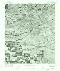 Desert Well Arizona Historical topographic map, 1:24000 scale, 7.5 X 7.5 Minute, Year 1971