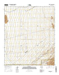 Desert Peak Arizona Current topographic map, 1:24000 scale, 7.5 X 7.5 Minute, Year 2014
