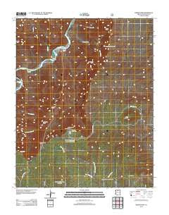 Desert View Arizona Historical topographic map, 1:24000 scale, 7.5 X 7.5 Minute, Year 2012