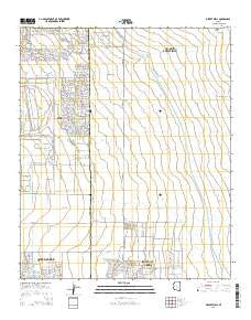Desert Well Arizona Current topographic map, 1:24000 scale, 7.5 X 7.5 Minute, Year 2014