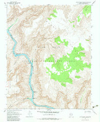 Devils Slide Rapids Arizona Historical topographic map, 1:24000 scale, 7.5 X 7.5 Minute, Year 1967