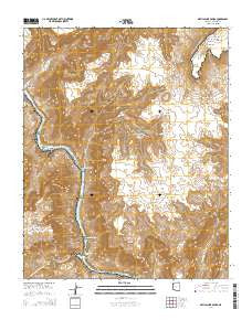 Devils Slide Rapids Arizona Current topographic map, 1:24000 scale, 7.5 X 7.5 Minute, Year 2014