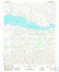 Dewey Flat Arizona Historical topographic map, 1:24000 scale, 7.5 X 7.5 Minute, Year 1989