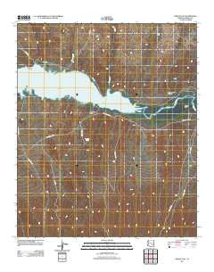 Dewey Flat Arizona Historical topographic map, 1:24000 scale, 7.5 X 7.5 Minute, Year 2011