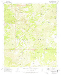 Diamond Butte Arizona Historical topographic map, 1:24000 scale, 7.5 X 7.5 Minute, Year 1973