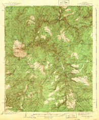 Diamond Butte Arizona Historical topographic map, 1:62500 scale, 15 X 15 Minute, Year 1943