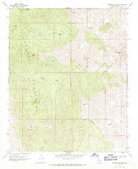 Diamond Joe Peak Arizona Historical topographic map, 1:24000 scale, 7.5 X 7.5 Minute, Year 1967