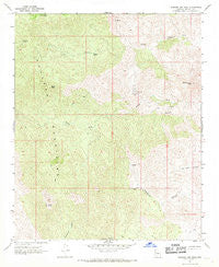 Diamond Joe Peak Arizona Historical topographic map, 1:24000 scale, 7.5 X 7.5 Minute, Year 1967
