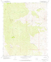 Diamond Joe Peak Arizona Historical topographic map, 1:24000 scale, 7.5 X 7.5 Minute, Year 1967