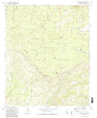 Diamond Point Arizona Historical topographic map, 1:24000 scale, 7.5 X 7.5 Minute, Year 1973