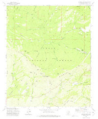 Diamond Point Arizona Historical topographic map, 1:24000 scale, 7.5 X 7.5 Minute, Year 1973