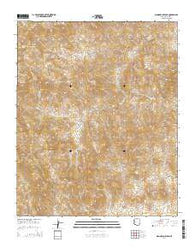 Diamond Joe Peak Arizona Current topographic map, 1:24000 scale, 7.5 X 7.5 Minute, Year 2014