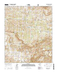 Diamond Point Arizona Current topographic map, 1:24000 scale, 7.5 X 7.5 Minute, Year 2014
