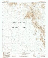 Diaz Peak Arizona Historical topographic map, 1:24000 scale, 7.5 X 7.5 Minute, Year 1988