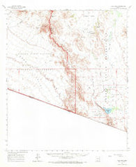 Diaz Peak Arizona Historical topographic map, 1:62500 scale, 15 X 15 Minute, Year 1963