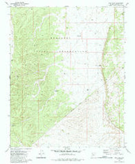 Dike Tank Arizona Historical topographic map, 1:24000 scale, 7.5 X 7.5 Minute, Year 1980
