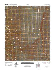 Dike Tank Arizona Historical topographic map, 1:24000 scale, 7.5 X 7.5 Minute, Year 2011