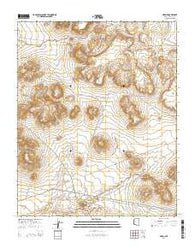 Dilkon Arizona Current topographic map, 1:24000 scale, 7.5 X 7.5 Minute, Year 2014