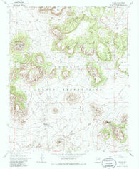 Dilkon Arizona Historical topographic map, 1:24000 scale, 7.5 X 7.5 Minute, Year 1967