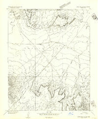 Dinne Mesa NE Arizona Historical topographic map, 1:24000 scale, 7.5 X 7.5 Minute, Year 1953
