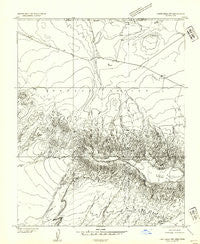 Dinne Mesa NW Arizona Historical topographic map, 1:24000 scale, 7.5 X 7.5 Minute, Year 1953