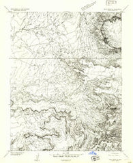 Dinne Mesa SE Arizona Historical topographic map, 1:24000 scale, 7.5 X 7.5 Minute, Year 1953