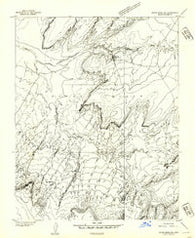 Dinne Mesa SW Arizona Historical topographic map, 1:24000 scale, 7.5 X 7.5 Minute, Year 1953