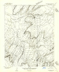 Dinne Mesa SW Arizona Historical topographic map, 1:24000 scale, 7.5 X 7.5 Minute, Year 1953