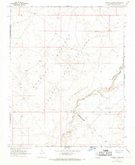 Dinnebito Spring Arizona Historical topographic map, 1:24000 scale, 7.5 X 7.5 Minute, Year 1967