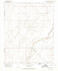 Dinnebito Spring Arizona Historical topographic map, 1:24000 scale, 7.5 X 7.5 Minute, Year 1967
