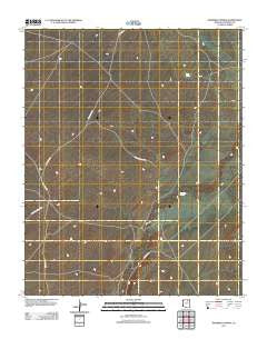 Dinnebito Spring Arizona Historical topographic map, 1:24000 scale, 7.5 X 7.5 Minute, Year 2011